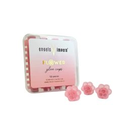 Virágos ragasztótartó – 50 db/csomag